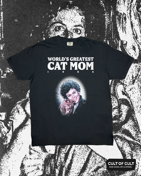Aliens World's Best Cat Mom 1986 T-Shirt
