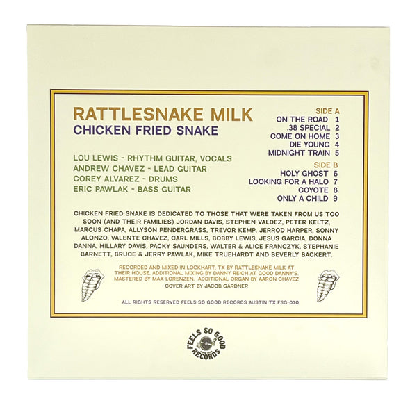 Rattlesnake Milk - Chicken Fried Snake Vinyl