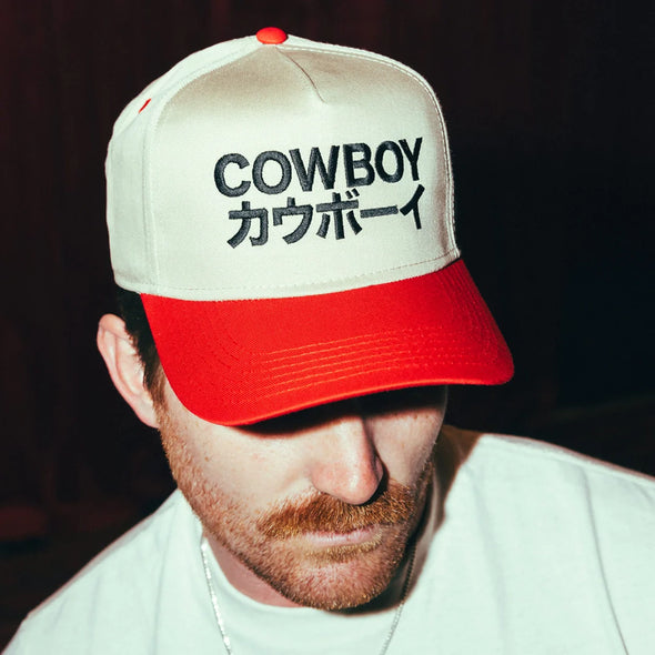 Cowboy Hat Japan Red Snapback Cap - Ships Week of 9/10