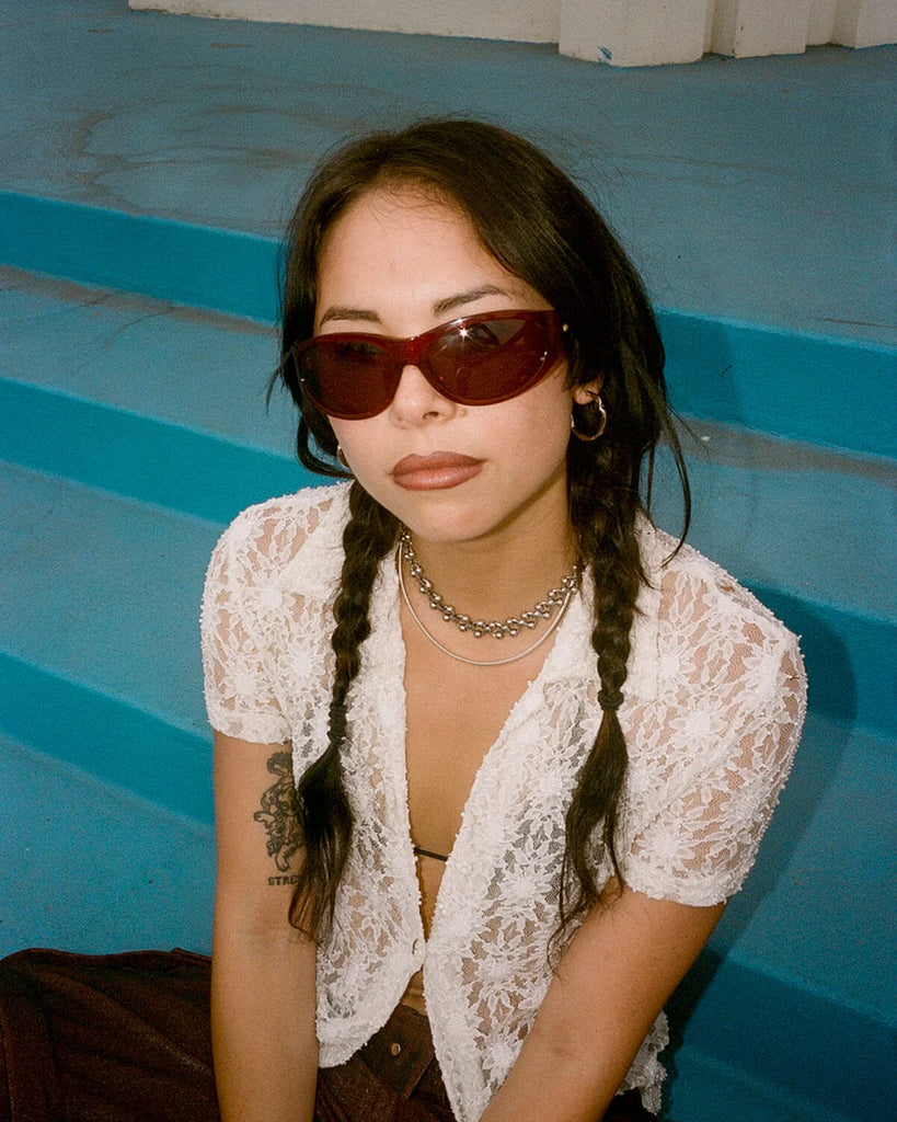 Crap Eyewear - The Funk Daddy - Crystal Cherry Bio