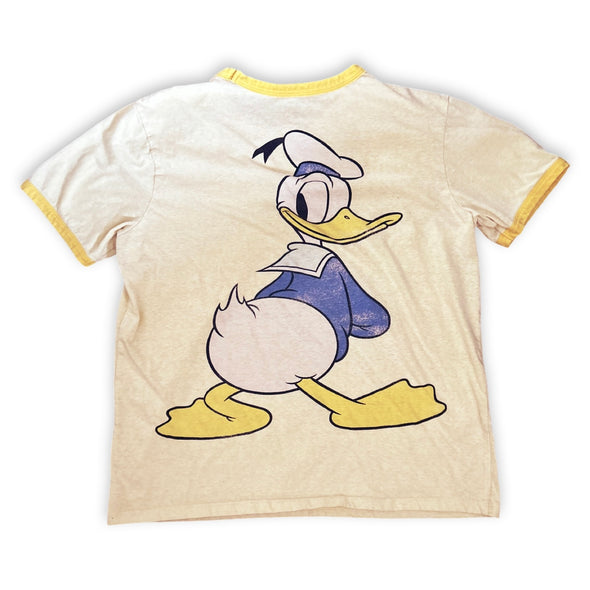 Y2K Donald Duck Ringer Tee