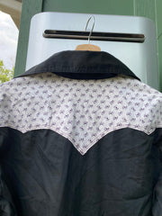 Vintage 70s Floral Pearl Snap Shirt (M/L)