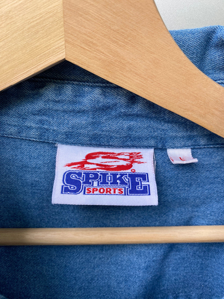 Vintage 90s Denim UT Longhorns  Button Down (XL)