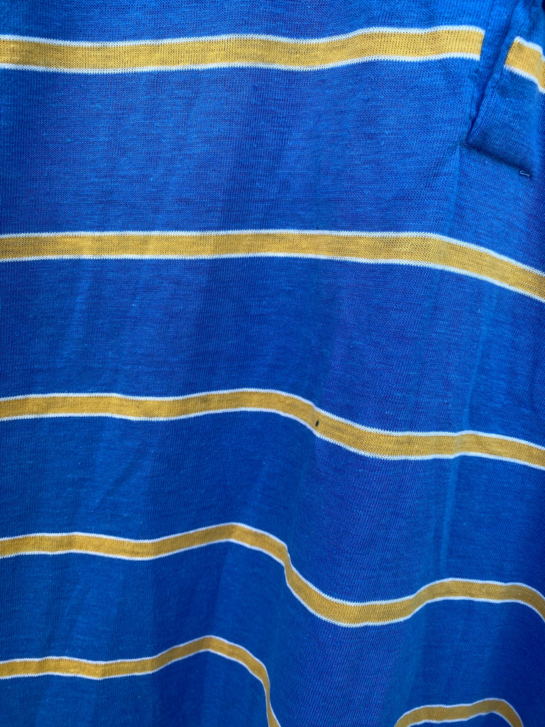 Vintage 80s Striped Cropped Polo Shirt (S/M)