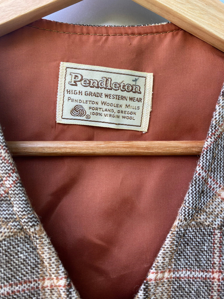 Vintage Pendleton Western Wear Wool Vest (S/M)