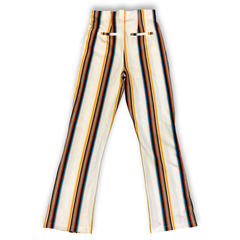 Retro Striped Flare Pants