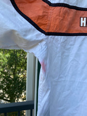 Vintage Distressed Harley Davidson Racing Team Button Down (XXL)