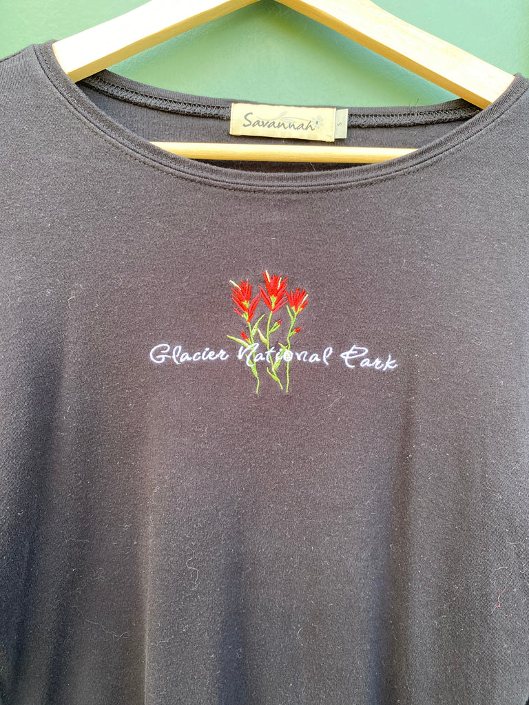 Vintage 90s Glacier National Park Tee (S/M)