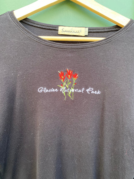 Vintage 90s Glacier National Park Tee (S/M)