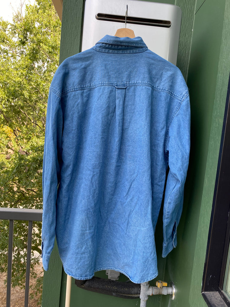 Vintage 90s Denim UT Longhorns  Button Down (XL)