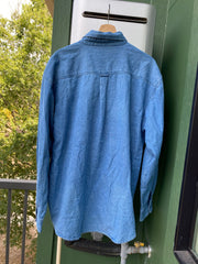 Vintage 90s Denim UT Longhorns  Button Down (XL)
