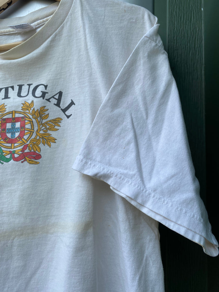 Vintage 90s Distressed Portugal Tee (L/XL)