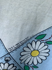 Vintage 90s Looney Tunes Overalls All Over Print Boxy Tee (XL/XXL)