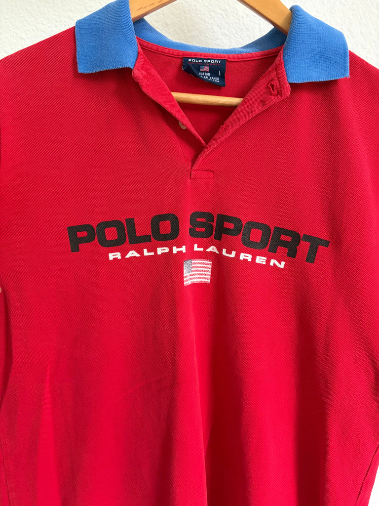 Vintage 90s Ralph Lauren Polo Sport Shirt (M)