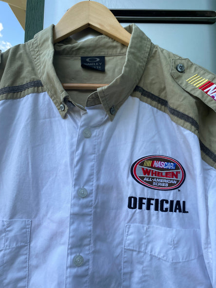Vintage Y2K Nascar Oakley Button Down (XXL)