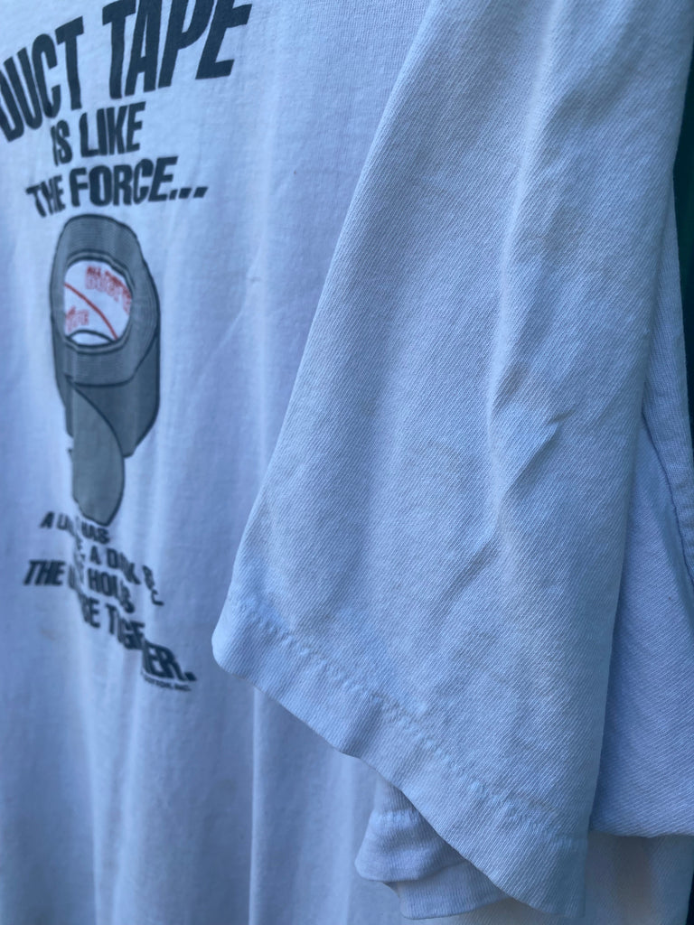 Vintage 90s Duct Tape "The Force" Tee (M/L)