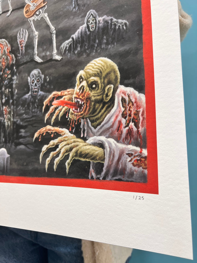 Nirvana - Limited Edition Archival Giclée Print from Static Medium by Mr. Nana Agyq