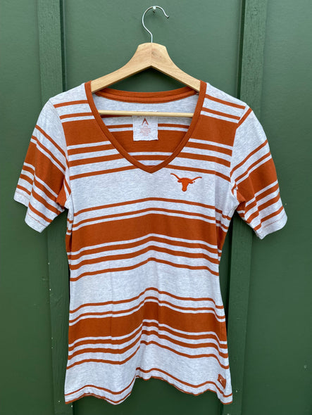 Vintage Y2K University of Texas Striped Tee (M/L)