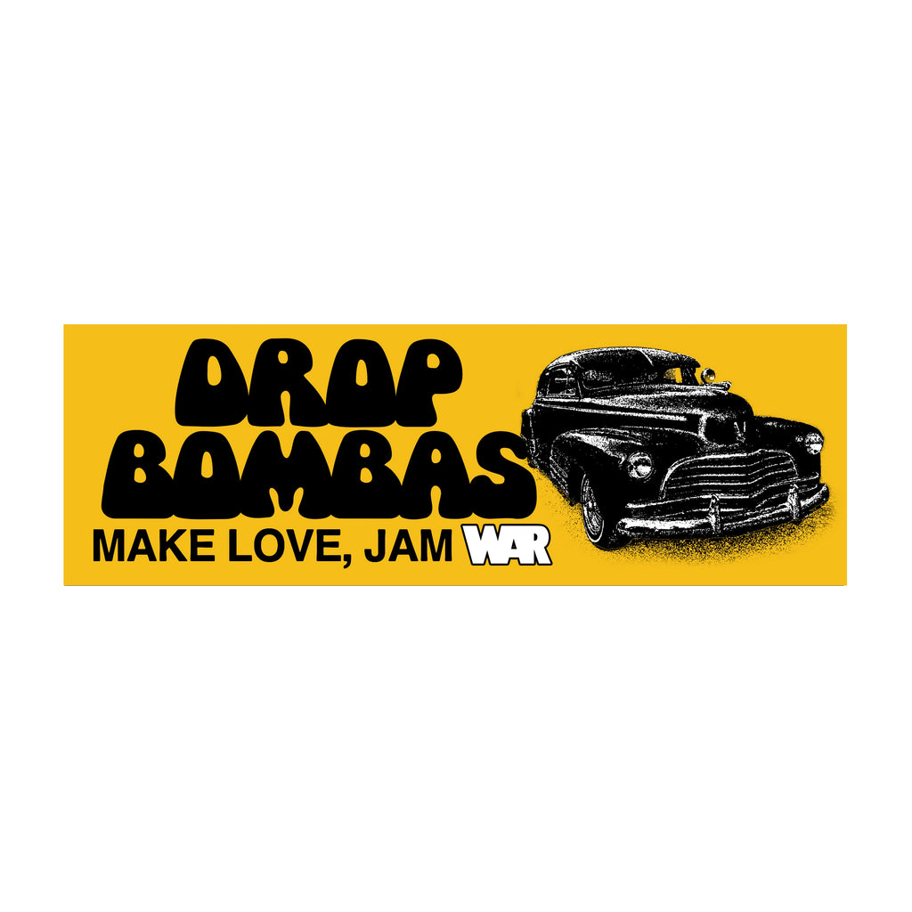 Drop Bombas bumper sticker