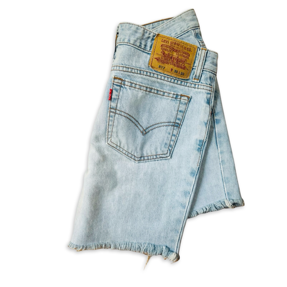 Vintage Levis Light Wash Denim Cutoffs