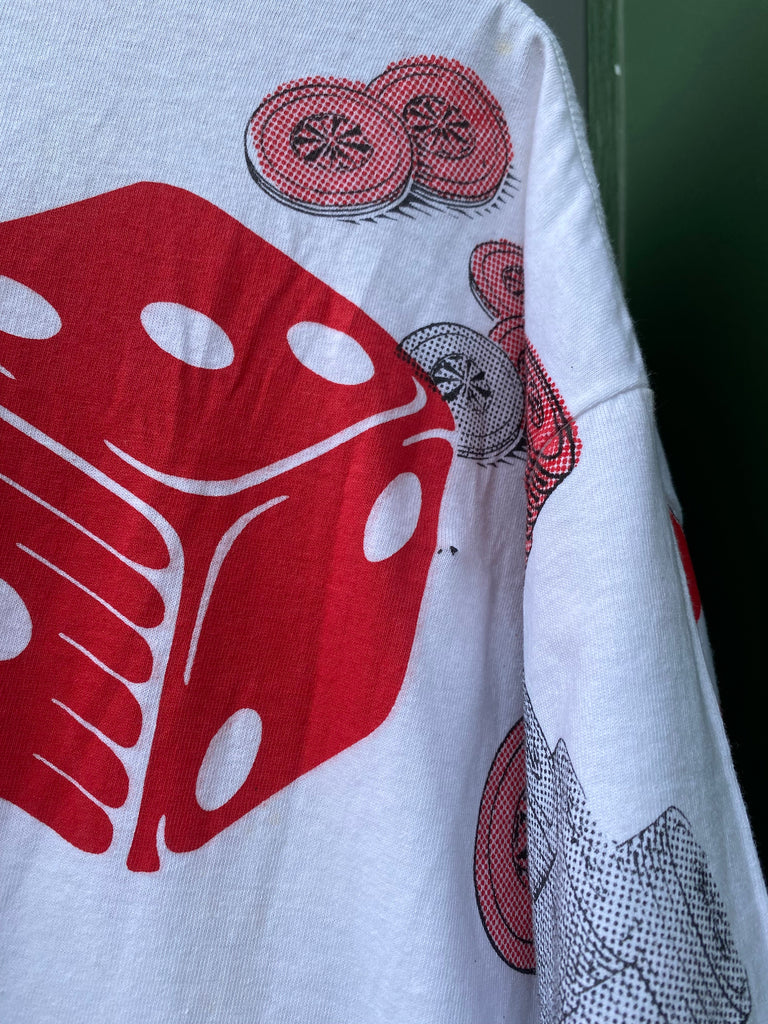 Vintage 90s Casino AOP Tee (XL)