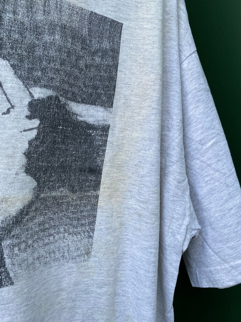 Vintage 90s Distressed Boxy Fit Bum Equipment Art Tee (XL)