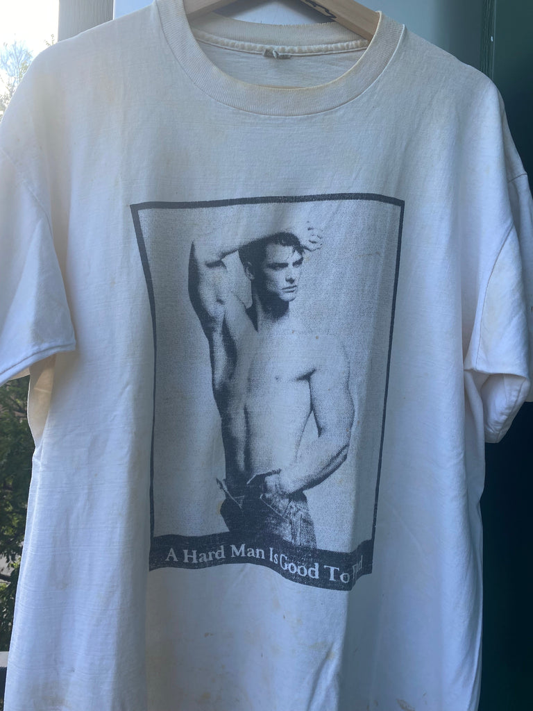 Vintage 90s Hard Man is Good To Find Art Tee (L/XL)
