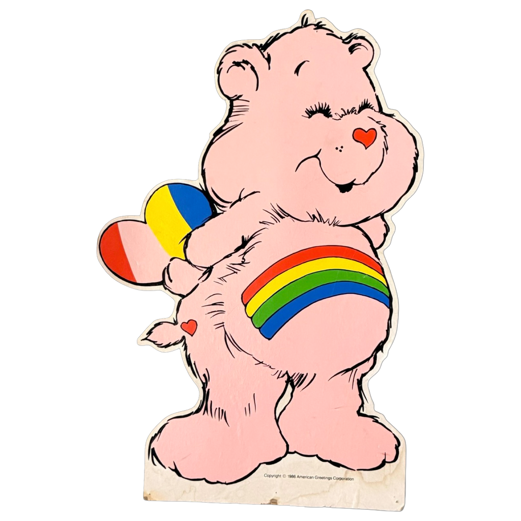 Vintage 86’ Care Bear Cut Out Poster