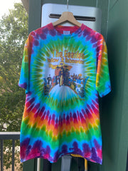 Vintage 90s The Beatles Yellow Submarine Tie Dye Tee (L/XL)