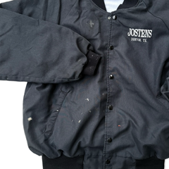 Vintage 80s Jostens Distressed Bomber Jacket