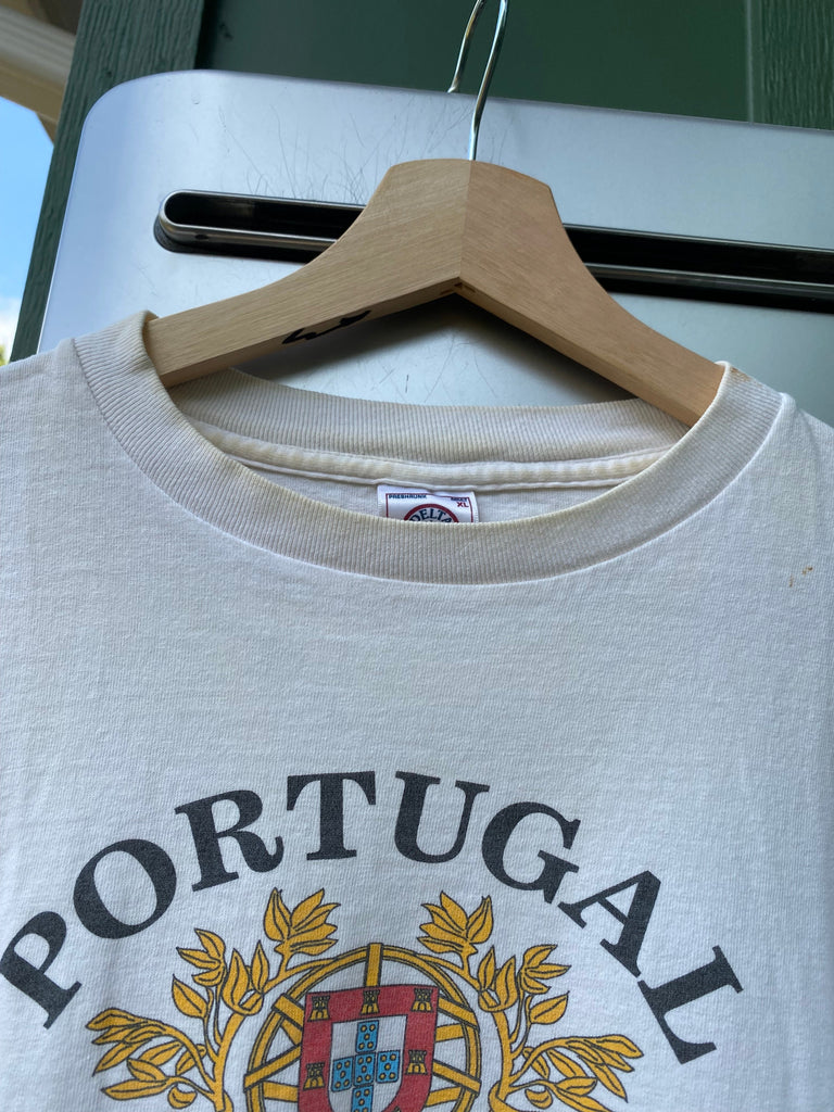 Vintage 90s Distressed Portugal Tee (L/XL)