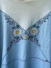 Vintage 90s Looney Tunes Overalls All Over Print Boxy Tee (XL/XXL)