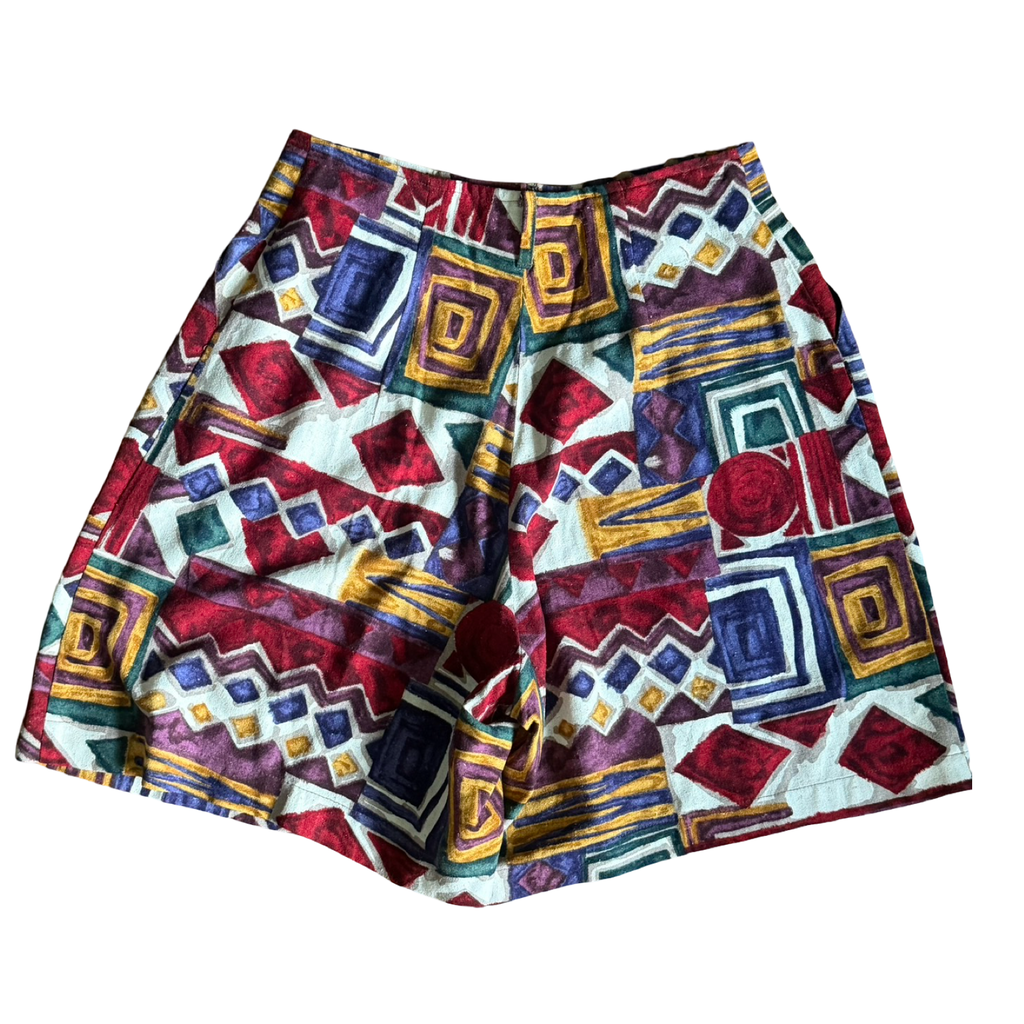 Vintage 80s Silk Studio Shorts