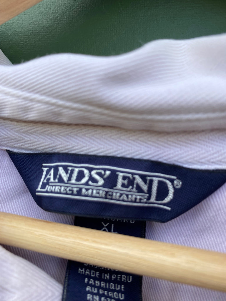 Vintage 90s Land's End Rugby Shirt (XL)