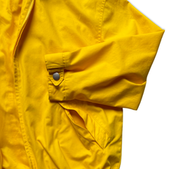 Vintage 80s Yellow Lands End Zipup Jacket
