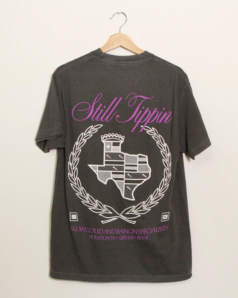 Still Tippin "El Dorado" Tee - Vintage Black