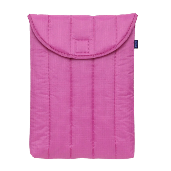 Baggu Puffy Laptop Sleeve 13"/14" - Extra Pink