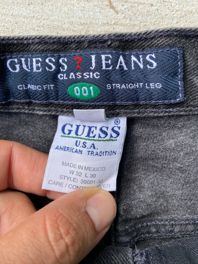 Vintage 90s Black Guess Jeans (32)