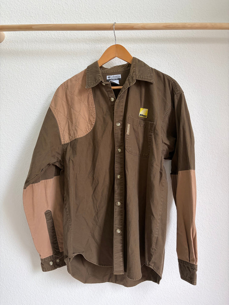 Vintage 90s Nikon Camera Button-Down Shirt (M/L)