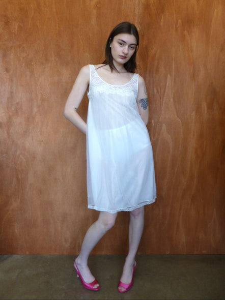 HV BRIDAL Floral Trim Babydoll (S)