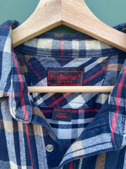 Vintage Y2K Five Brother Pearl Snap Flannel (XL)