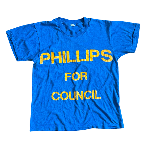 Vintage Phillips For Council Tee