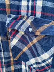 Vintage Y2K Five Brother Pearl Snap Flannel (XL)