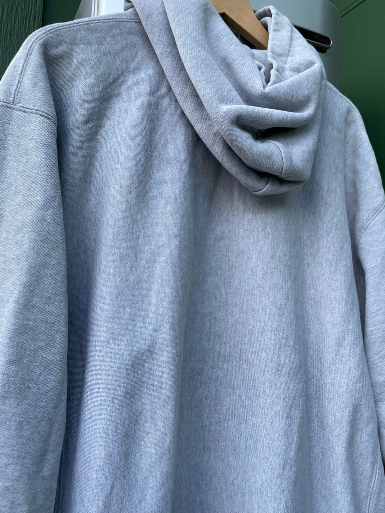 Vintage Y2K Brandeis Reverse Weave Hoodie (XL)