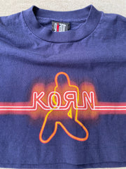 Vintage 90s Korn Cropped Longsleeve Tee (S/M)