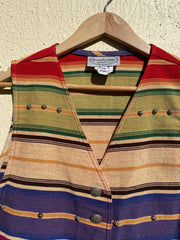 Vintage 90s Quilted Cropped Vest (S/M)