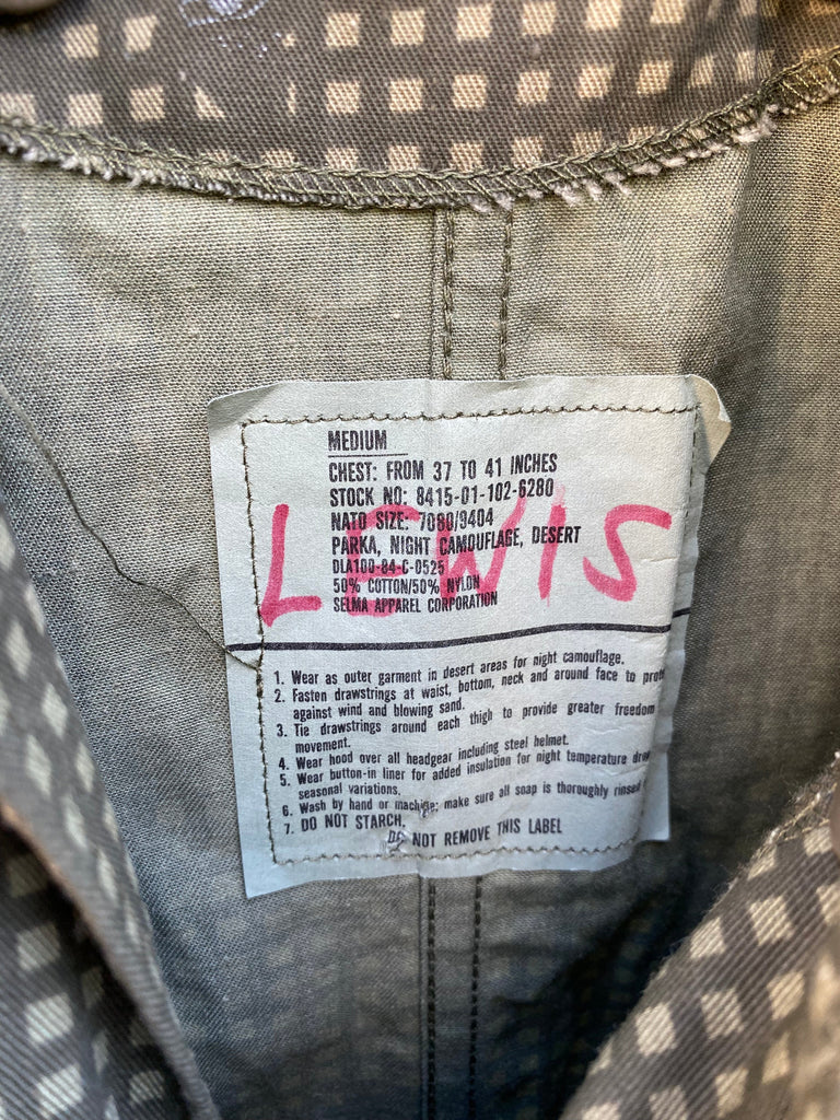 80s Desert Night Camo Coat (M/L)
