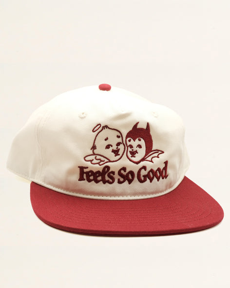 Standard Issue Two Tone Hat - Natural/Red