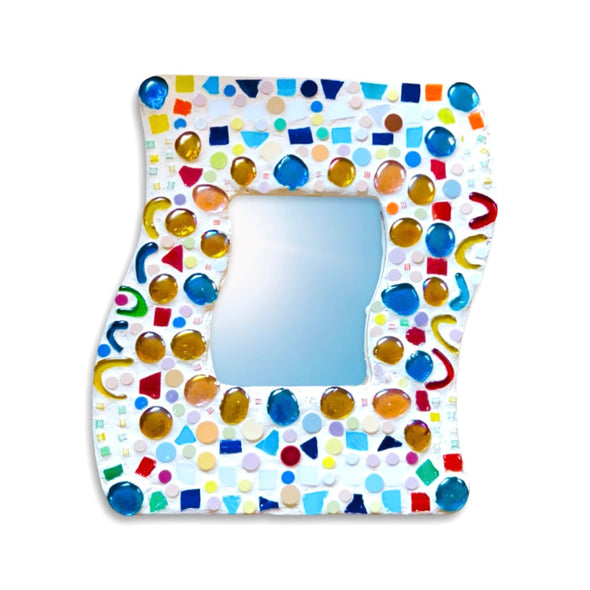 Mosaic Pebble Squiggle Mirror - INSTORE ONLY