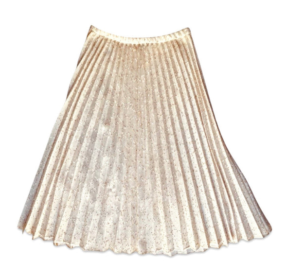 Vintage 60s Sheer Accordian Skirt